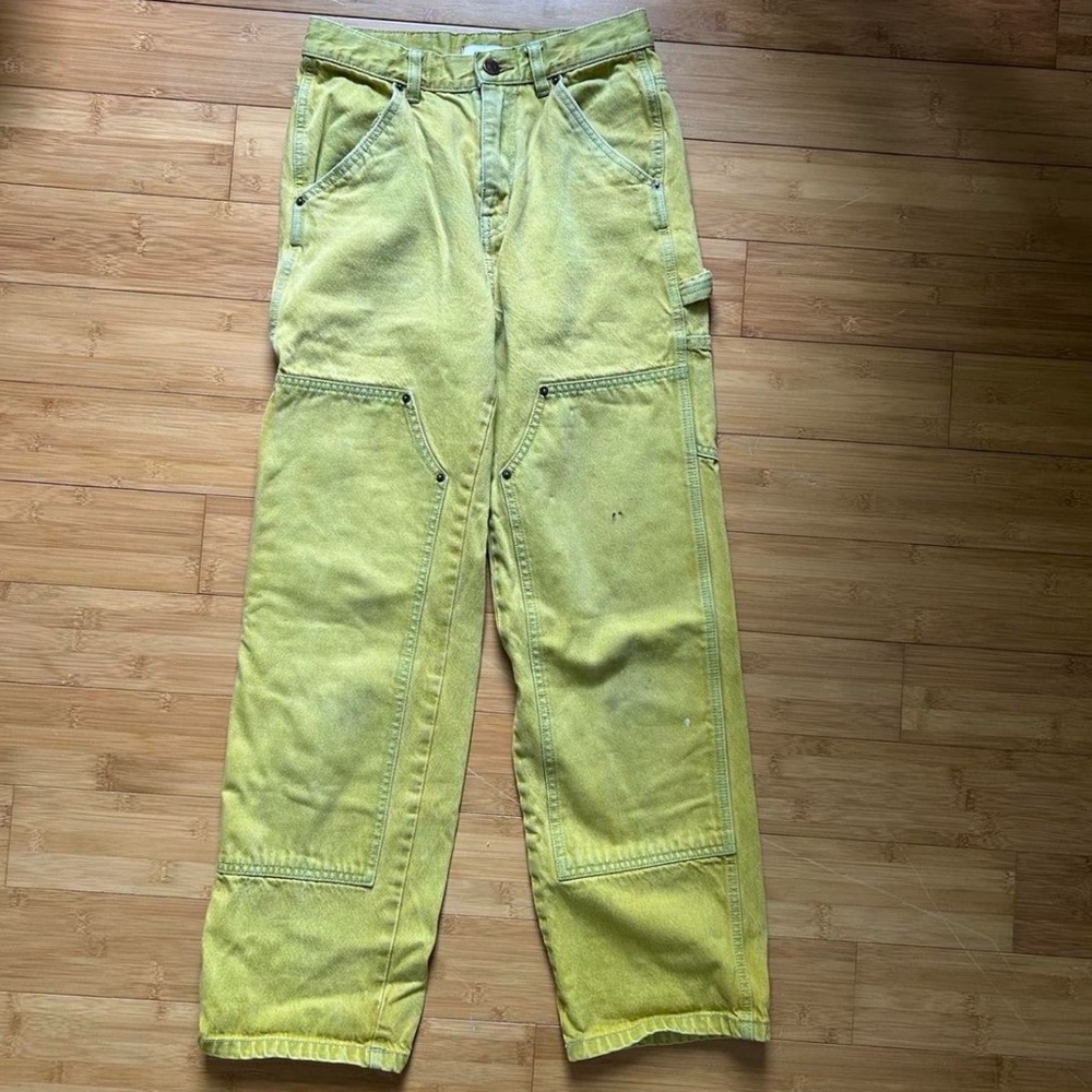 Yellow Carpenter Pants